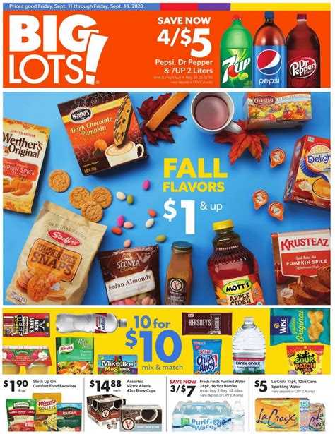 big lots sale flyer